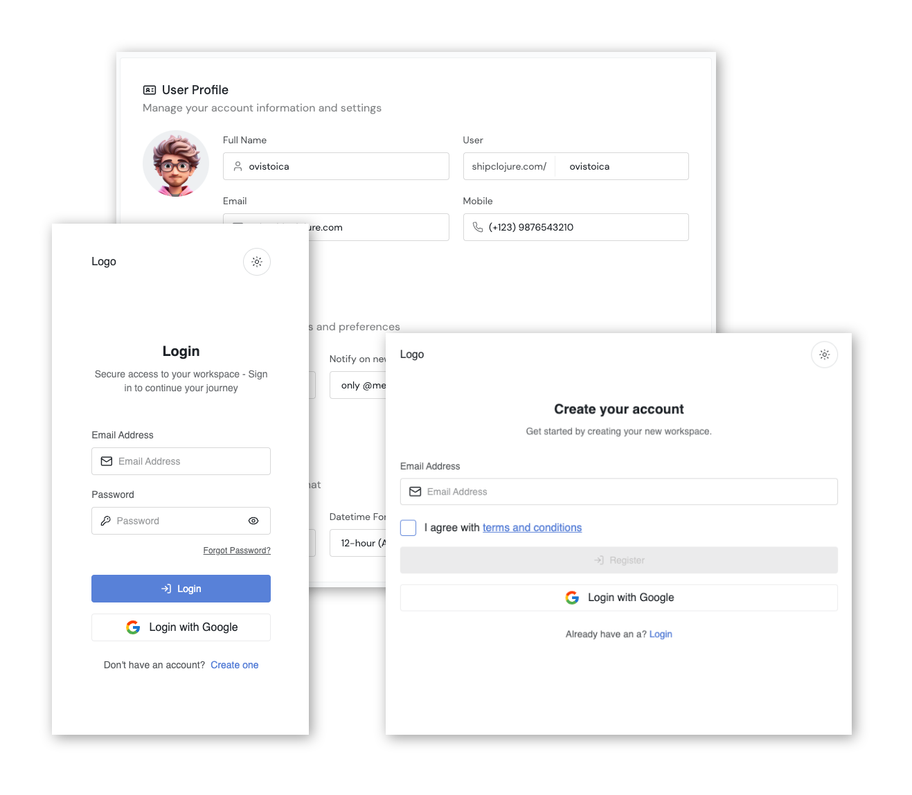 Auth showcase